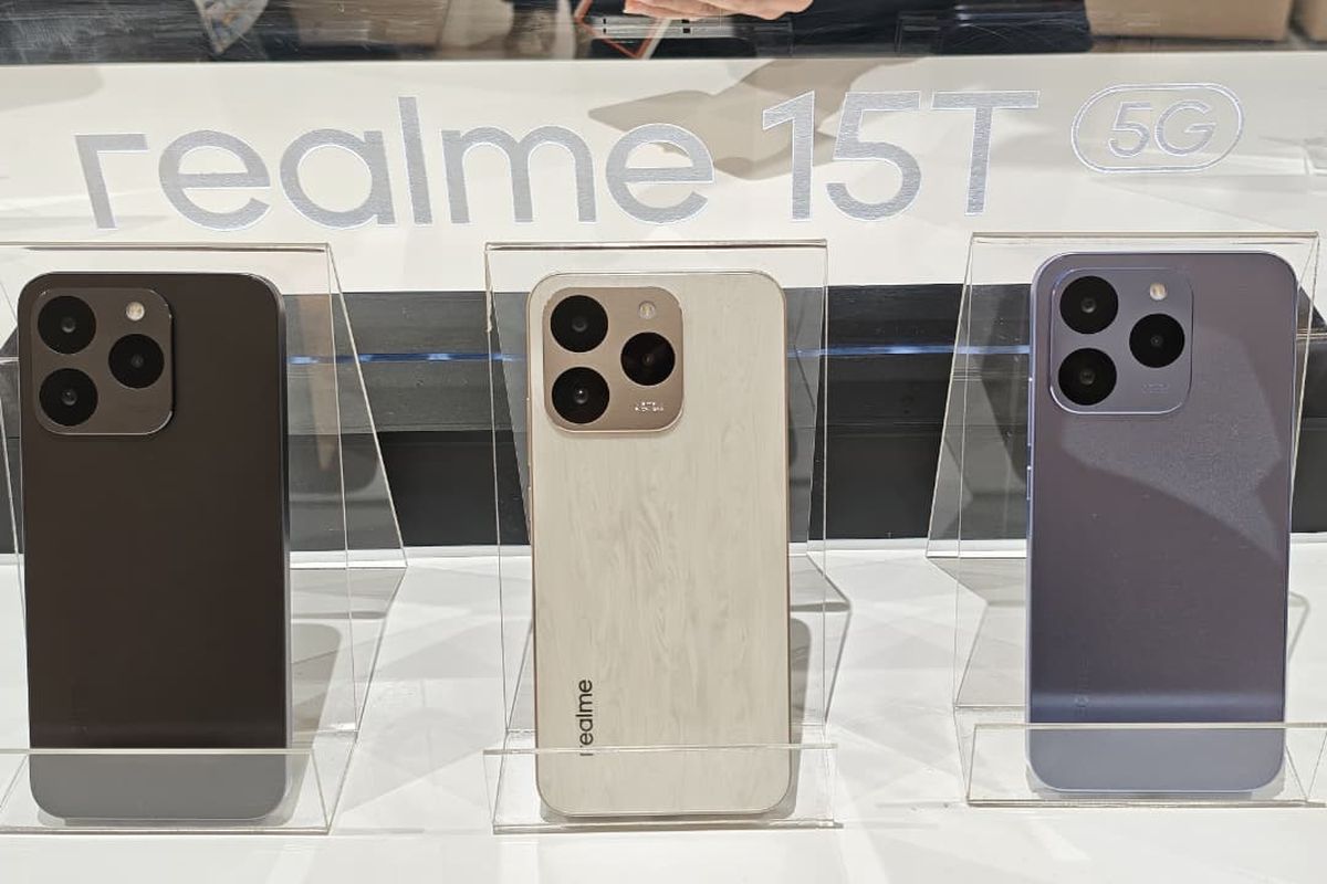 realme 15T 5G: HP Tipis 7.79 mm & Baterai 7.000 mAh Dominasi Mid-Range